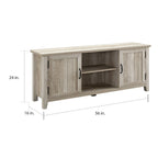 Middlebrook Wind Gap 58-inch Groove Door TV Stand