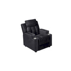 Deluxe Kids Recliner Chair with Footrest Headrest and 2 Cup Holders Microfiber Kids Recliner for Age 3+ Years