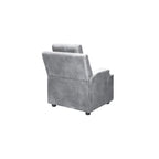Deluxe Kids Recliner Chair with Footrest Headrest and 2 Cup Holders Microfiber Kids Recliner for Age 3+ Years
