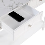 Convenience Concepts French Country 2 Drawer Hall Table with Shelf