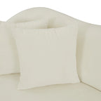 Naya Velvet Sofa - 96W x 36.2D x 34.3H - 96W x 36.2D x 34.3H