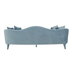 Naya Velvet Sofa - 96W x 36.2D x 34.3H - 96W x 36.2D x 34.3H