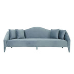 Naya Velvet Sofa - 96W x 36.2D x 34.3H - 96W x 36.2D x 34.3H
