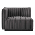 Conjure Channel Tufted Performance Velvet Loveseat
