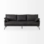 Cochrane II Brown Genuine Leather Sofa - 82.0L x 33.0W x 32.3H