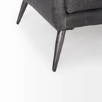 Cochrane II Brown Genuine Leather Sofa - 82.0L x 33.0W x 32.3H
