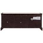 Storage Bench with 2 Drawers and 2 Cabinets