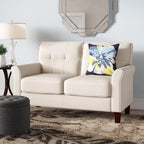 Kouchouk 54.5 Linen Flared Arm Loveseat