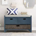 Fully Assembled Shoe Bench with Removable Cushion
