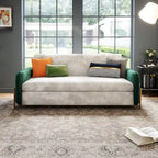 JASIWAY 67 in. Width Modern Pull Out Queen Size Sofa Bed