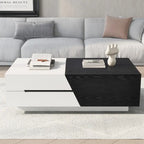Merax Modern Extendable Sliding Top Coffee Table