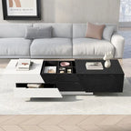 Merax Modern Extendable Sliding Top Coffee Table