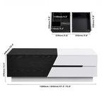 Merax Modern Extendable Sliding Top Coffee Table
