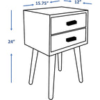 Hartford Two Drawer Side Table