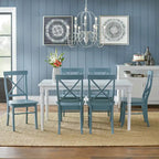 Simple Living 7-piece Albury Cross Back Dining Set