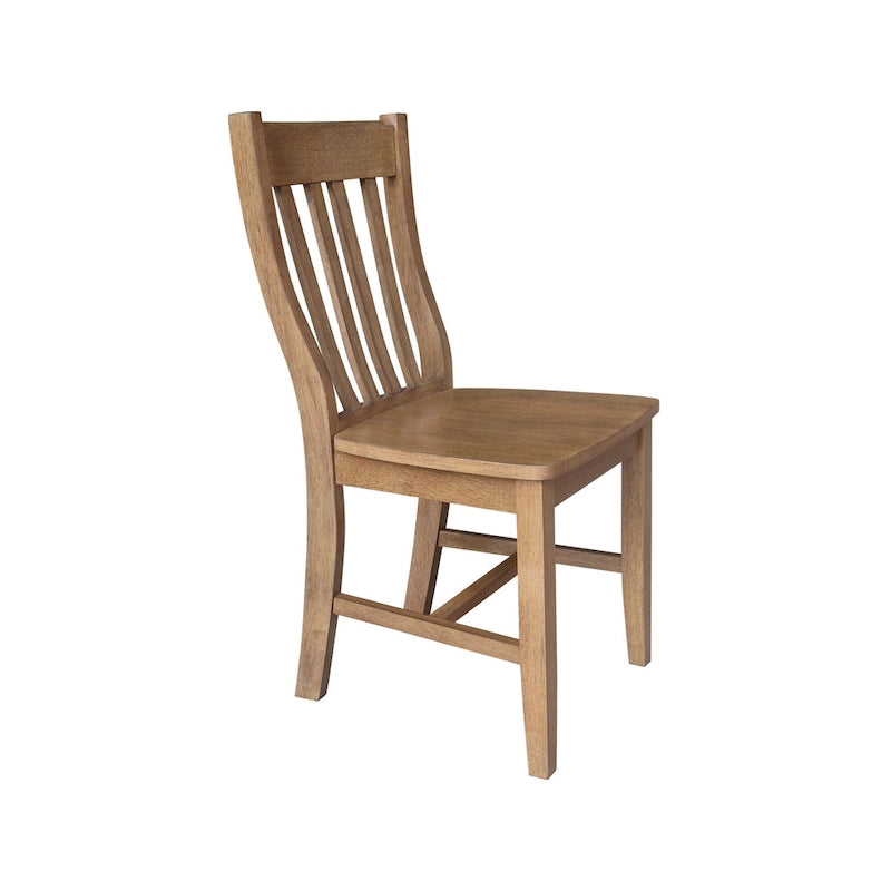 Copper Grove Quince Solid Wood Schoolhouse Chairs, Set of 2