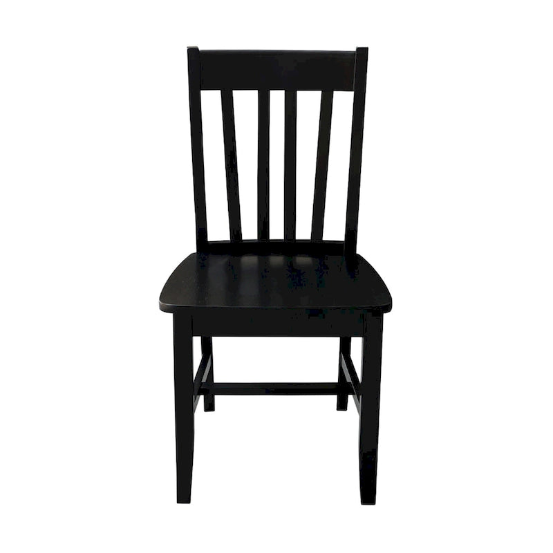 Copper Grove Quince Solid Wood Schoolhouse Chairs, Set of 2