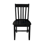 Copper Grove Quince Solid Wood Schoolhouse Chairs, Set of 2