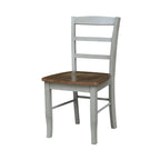 36 Round Extension Dining Table With 4 Madrid Chairs