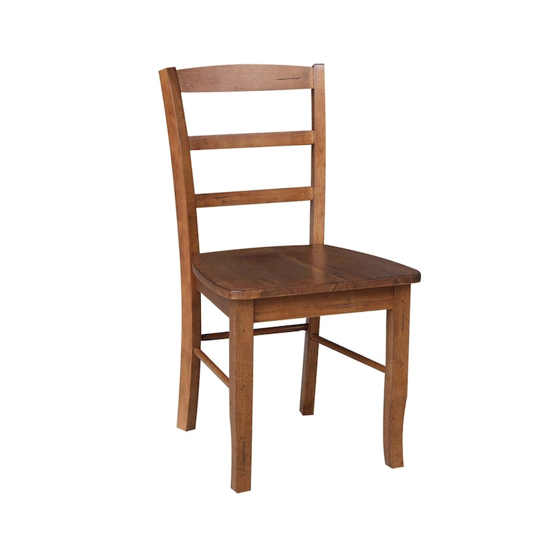 36 Round Extension Dining Table With 4 Madrid Chairs