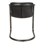 Macari Frita Modern Leather Dining Chairs, Set of 2