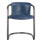 Macari Frita Modern Leather Dining Chairs, Set of 2