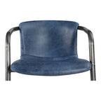 Macari Frita Modern Leather Dining Chairs, Set of 2