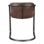 Macari Frita Modern Leather Dining Chairs, Set of 2