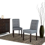 WYNDENHALL Jefferson Contemporary Parson Dining Chair (Set of 2) - 18.9w x 23d x 35.8h