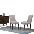 WYNDENHALL Jefferson Contemporary Parson Dining Chair (Set of 2) - 18.9w x 23d x 35.8h