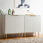 SICOTAS Sideboard Buffet Storage Cabinet with Adjustable Shelves - N/A