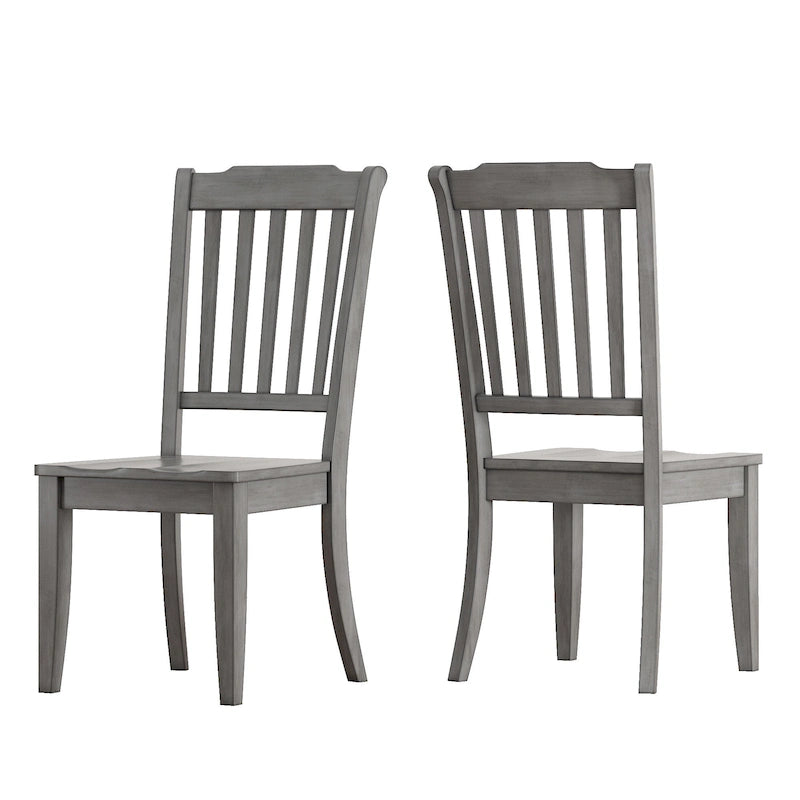 Eleanor Black Extending Oval Wood Table Slat Back 5-piece Dining Set by iNSPIRE Q Classic
