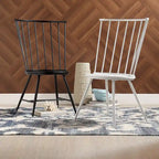 Truman High Back Metal and Wood Spindle Dining Chair (Set of 2) by iNSPIRE Q Modern