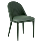 Fully Assembled Microfiber Leather Upholstered Dining Chairs, Set of 2 - 22.44D x 18.5W x 32.28H