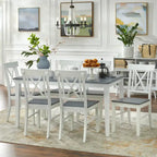 Simple Living Eugenia 7-piece Farmhouse Dining Set