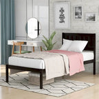Harper & Bright Designs Wood Twin Platform Bed