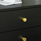 21.6 Tall 3 - Drawer Nightstand White/Grey/Black(1 Piece)