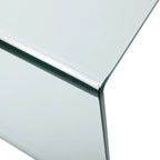 Ramona Tempered Glass Office Desk by Christopher Knight Home