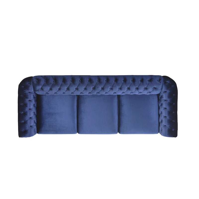 Parksley Tufted Velvet Chesterfield Sofa by Christopher Knight Home