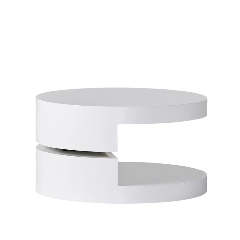Small Circular Mod Rotatable Coffee Table by Christopher Knight Home