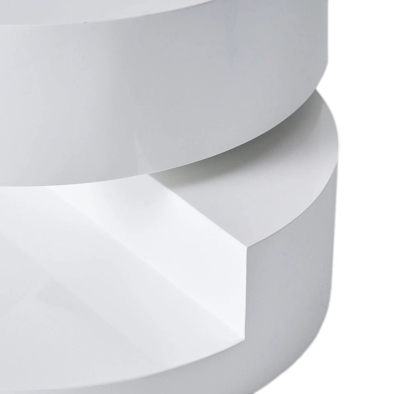 Small Circular Mod Rotatable Coffee Table by Christopher Knight Home