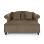 Freas Contemporary Tufted Double Chaise Lounge with Accent Pillows by Christopher Knight Home - 63.00 L x 58.50 W x 34.50 H
