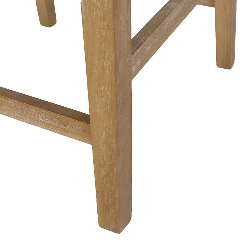 Armga Fabric Upholstered Wood 26 inch Counter Stools (Set of 2) by Christopher Knight Home