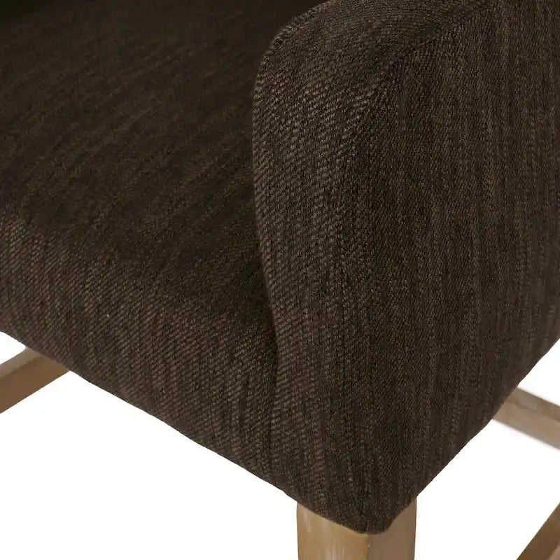 Armga Fabric Upholstered Wood 26 inch Counter Stools (Set of 2) by Christopher Knight Home