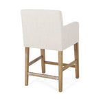 Armga Fabric Upholstered Wood 26 inch Counter Stools (Set of 2) by Christopher Knight Home