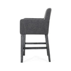 Armga Fabric Upholstered Wood 26 inch Counter Stools (Set of 2) by Christopher Knight Home