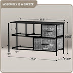 Dresser w/ 5 Drawers Furniture Storage Chest for Home, Bedroom