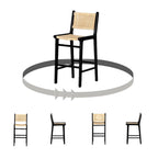 South Shore Balka Rattan Bar Stool, Set of 2