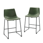 Middlebrook Prusiner 26-inch Faux Leather Counter Stool (Set of 2)