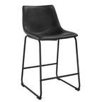 Middlebrook Prusiner 26-inch Faux Leather Counter Stool (Set of 2)